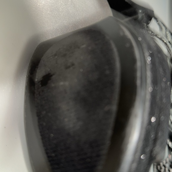 Black Glimmer Poet Heels - Picture 3 of 4